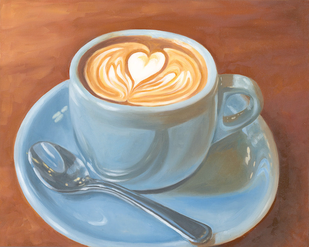 Cappuccino - Oil on Canvas - 16 x 20"