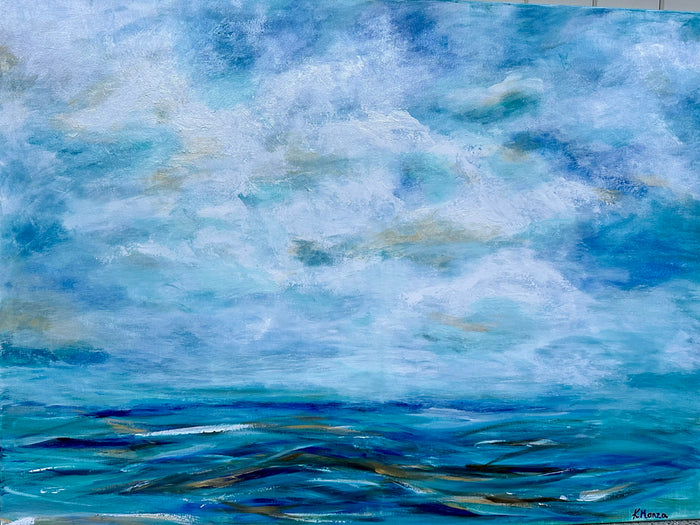 Whispers of the Waves- Acrylic on Canvas - 36 x 48