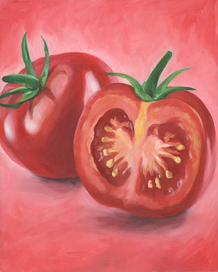 Tomato	 - Oil on Canvas - 16 x 20
