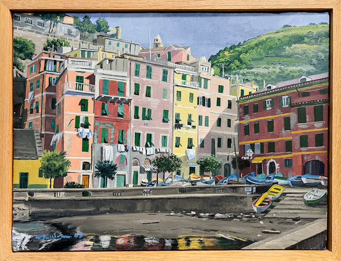 Vernazza - Oil on Canvas - 12 x 16