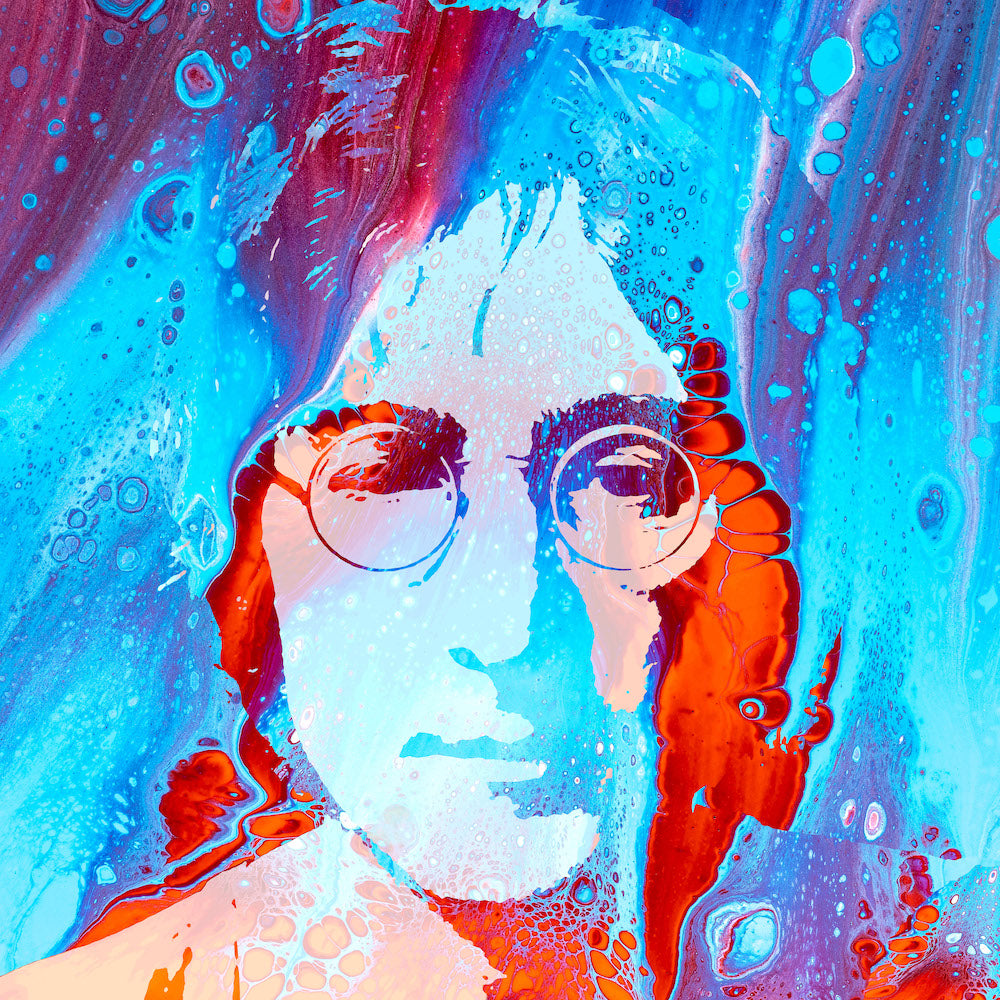 John Lennon - Signed Limited Edition (/50)  - Giclee Reproduction on Gallery Wrapped Canvas - 16 x 16"