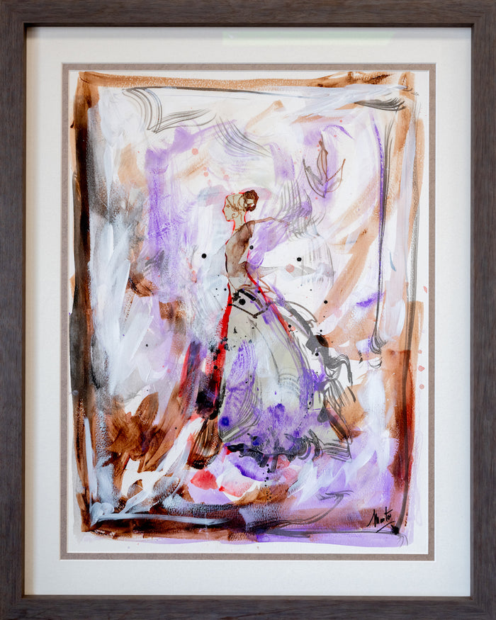 Ballerina II - Watercolor on Paper - 24 x 30”