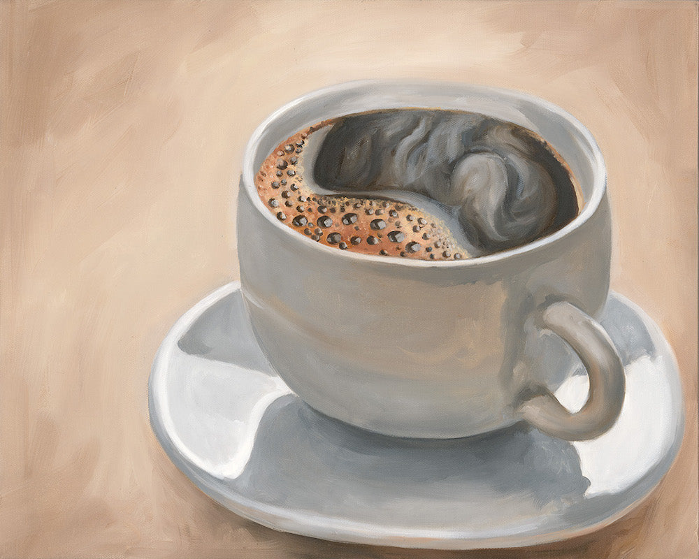 Coffee - Oil on Canvas - 16 x 20"