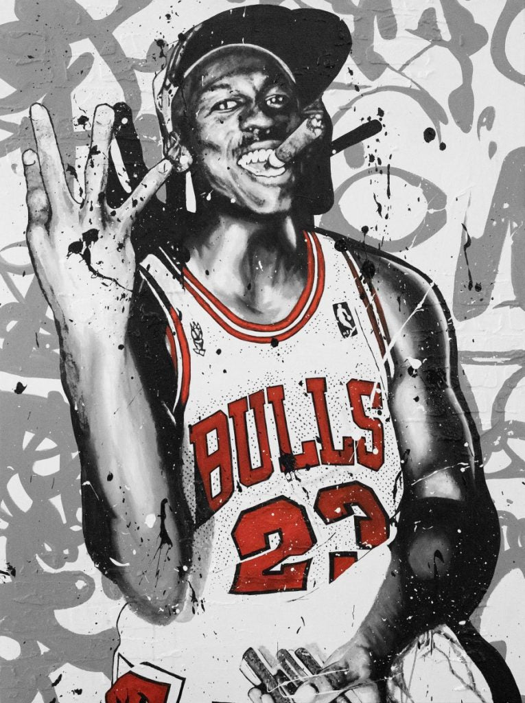Michael Jordan -Acrylic on Canvas - 30 x 40"